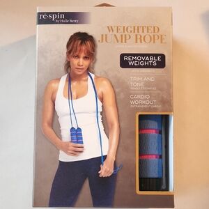 🆕️ re-spin Weighted Jump Rope with Removable Weights